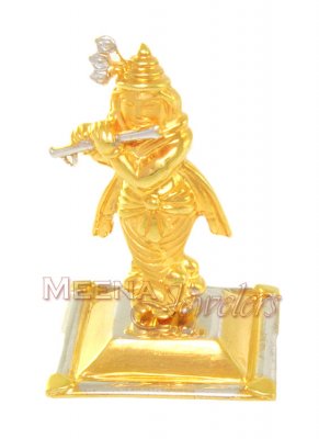 22Kt Gold Krishna Murti ( Ganesh, Laxmi, Krishna and other Gods )