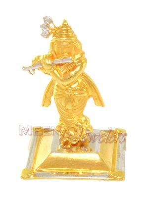 22Kt Gold Krishna Murti ( Ganesh, Laxmi, Krishna and other Gods )