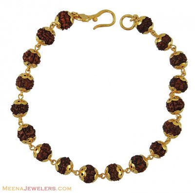 22K Bracelet (Rudraksha) ( Ladies Bracelets )