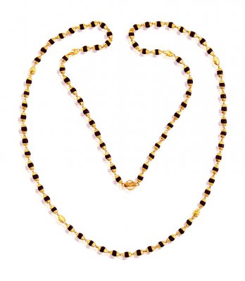 22K Gold Holy Tulsi Mala 27In ( 22Kt Long Chains (Ladies) )