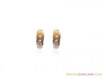18Kt White Gold Fancy Earring ( White Gold Earrings )