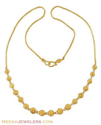 22K Indian Gold Chain ( 22Kt Gold Fancy Chains )