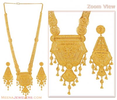Indian Gold Bridal Jewelry on 22kt Gold Bridal Patta Set   Stbr4846   22kt Indian Bridal Necklace