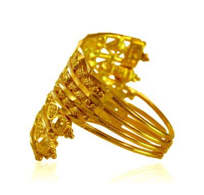 22kt Gold Fancy Ladies Ring ( Ladies Gold Ring )