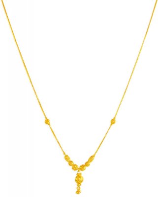 22Kt Gold Chain (18In) ( 22Kt Gold Fancy Chains )