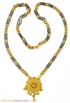 Gold Long Mangalsutra (24 Inches) ( MangalSutras )