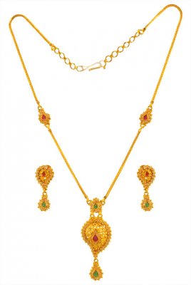 22Karat Gold Necklace Set ( Gold Designer Sets )