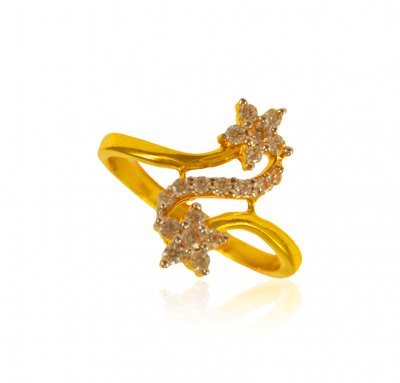 22K Gold Ladies Ring  ( Ladies Signity Rings )
