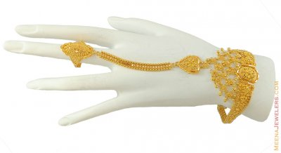 22k Single Ring Bracelet(Panja) ( Ladies Bracelets )