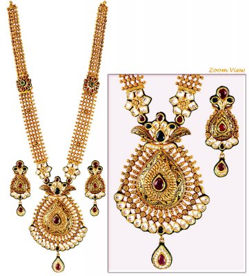 22K Gold Patta Haar Set ( Bridal Necklace Sets )