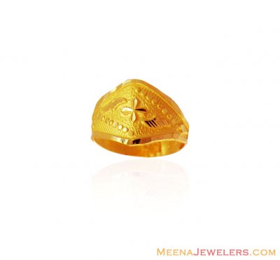 22K Gold Ring For Baby Boy ( 22Kt Baby Rings )