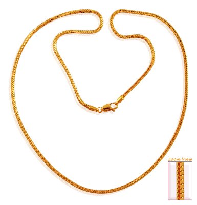 22K Gold Mens Chain (22In) ( 22Kt Gold Fancy Chains )