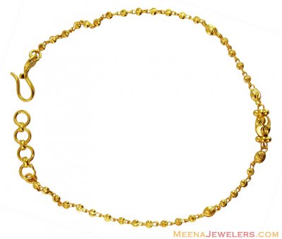 22k Gold Balls Teemed Bracelet  ( Ladies Bracelets )