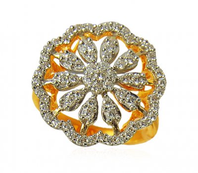 Floral 22K Gold Ring ( Ladies Signity Rings )