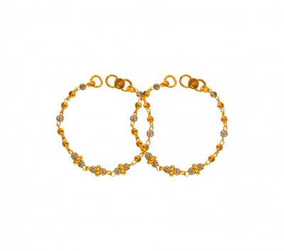 22Karat Gold Baby Bracelets (1PC) ( 22Kt Baby Bracelets )