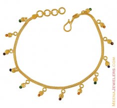 22k Gold Meenakari Bracelet