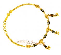 22Kt MeenaKari Ladies Gold  Bracelet ( Ladies Bracelets )