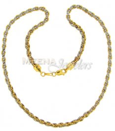 22 Kt Gold Fancy Chain