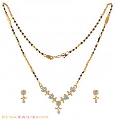 22K Fancy Mangalsutra Set ( Gold Mangalsutra Sets )