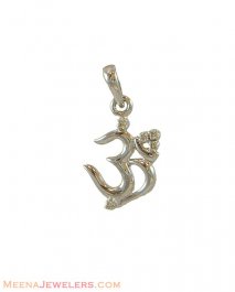 Diamond Om Pendant (18K Gold)