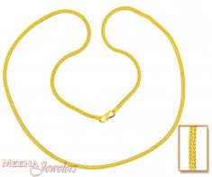 22Kt Gold Chain (32 Inch) ( Plain Gold Chains )