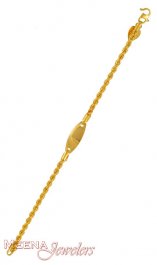 22Kt Gold  Bracelet ( 22Kt Baby Bracelets )