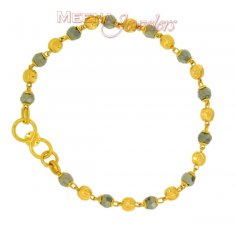 Black Crystal bead Baby Bracelet ( Black Bead Bracelets )