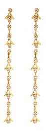 22 Karat Long Gold Earring