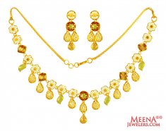 22 Karat Gold  Necklace Set