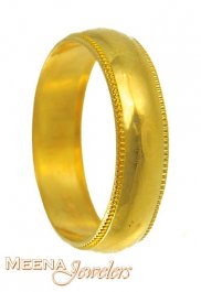 22K Plain Wedding Band