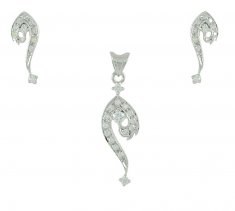 White Gold Pendant Set ( White Gold Pendant Sets )