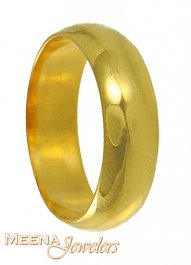 22K Plain Wedding Band