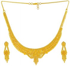 Gold Necklace and Earrings Set ( Light Sets )