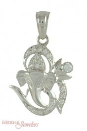 18Kt  OM Vinayak pendant
