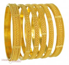 22Kt Gold  Bangles ( Set of Bangles )