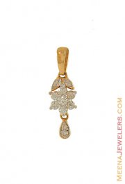 18kt Gold Diamond Pendant
