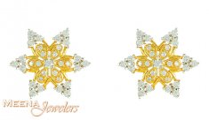 22K Gold Signity Earring