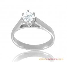 White Gold Exclusive Solitaire Ring