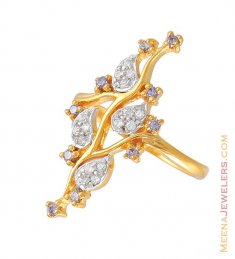 Ladies Ring With Star Signity