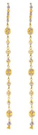 22 Kt Long Gold Earring