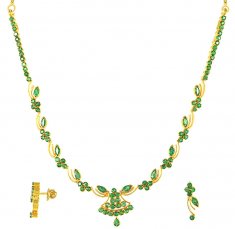 Designer Emerald Necklace Set ( Emerald Necklace Sets )