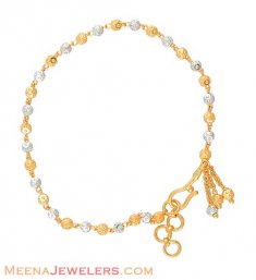 Two tone gold bracelet