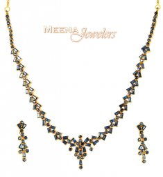 Sapphire Necklace Set  ( Sapphire Necklace Sets )