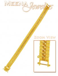 22Kt Gold   Mens Bracelet ( Men`s Bracelets )