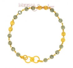 Baby Bracelet with Black Crystal Beads ( Black Bead Bracelets )