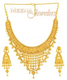 22Kt Gold Jewelry Set ( 22 Kt Gold Sets )