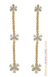 Gold Long Signity Earrings ( Signity Earrings )