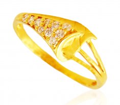 Fancy 22k Gold Ring ( Ladies Signity Rings )