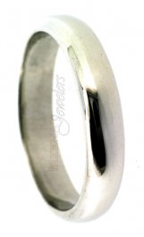 18Kt White Gold Wedding Band