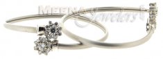 22 Kt White Gold Baby Bangles ( Baby Bangles )